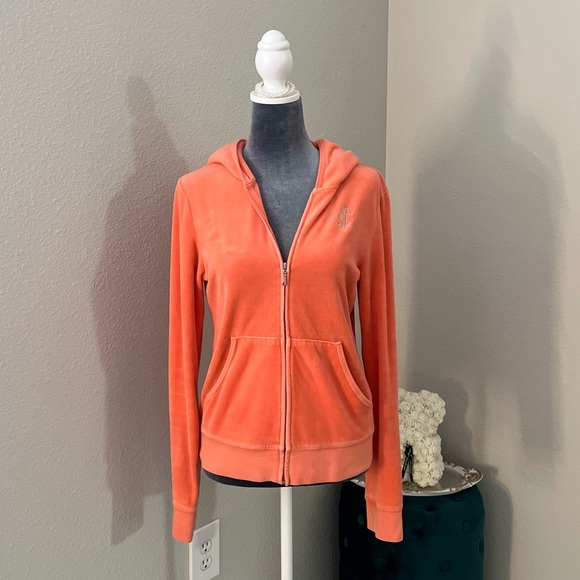 Juicy Couture Jackets & Coats Juicy Couture Salmon Coral Tracksuit